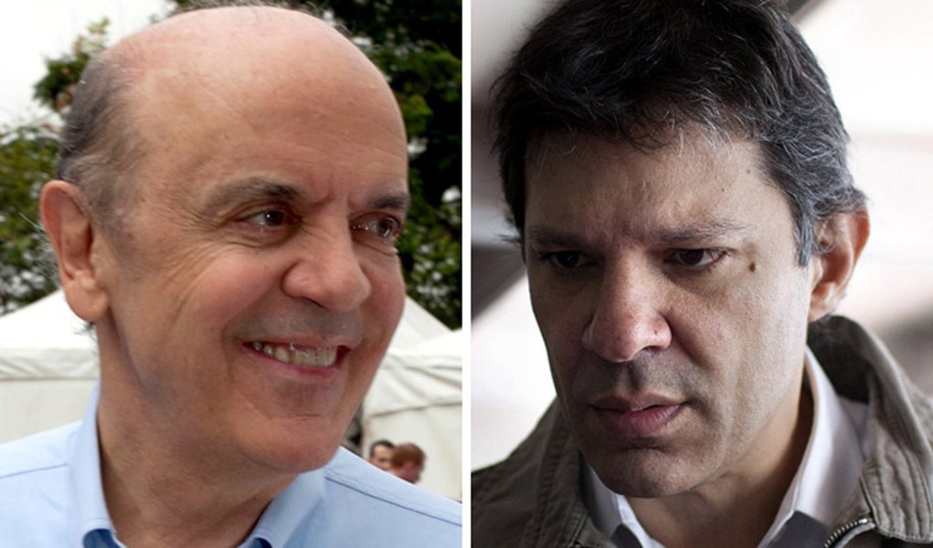 Ibope: José Serra bate Fernando Haddad por 10 a 1 (Foto: Folhapress) Ibope: José Serra bate Fernando Haddad por 10 a 1