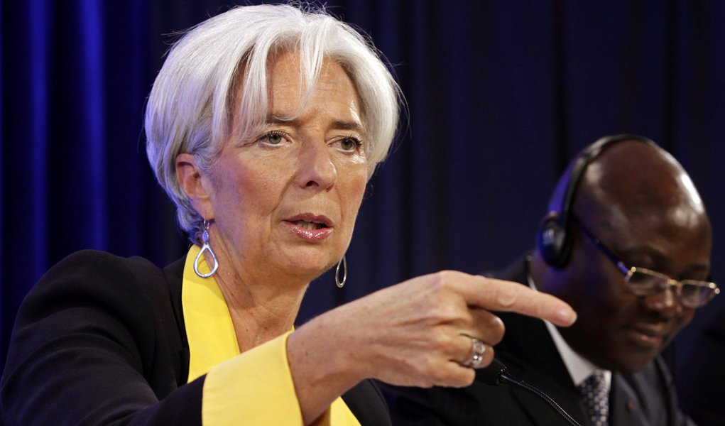Lagarde: "É do interesse dos Bric criar o máximo de confusão" (Foto: Yuri Gripas/REUTERS ) Lagarde: "É do interesse dos Bric criar o máximo de confusão"