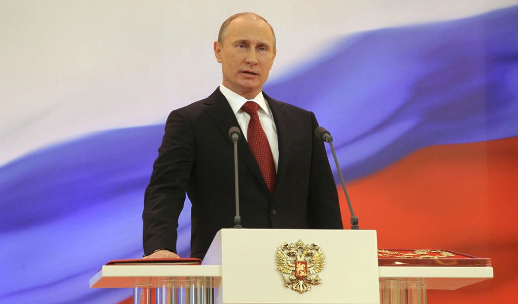 Vladimir Putin volta ao poder por mais seis anos na Rússia (Foto: Vladimir Rodionov/REUTERS) Vladimir Putin volta ao poder por mais seis anos na Rússia