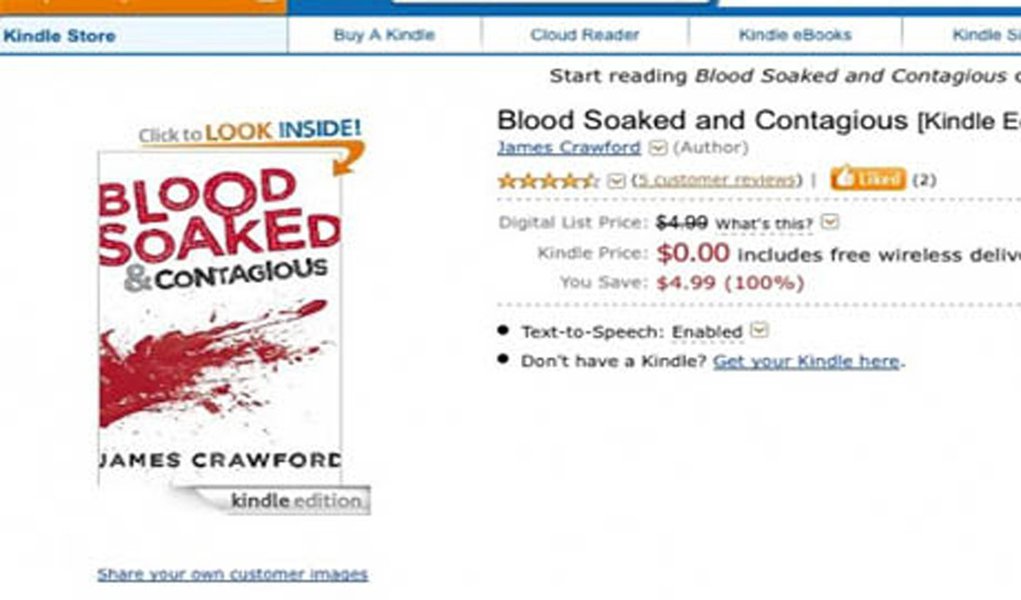 Amazon "vende" livro de graça por engano (Foto: REPRODUÇÃO) Amazon "vende" livro de graça por engano