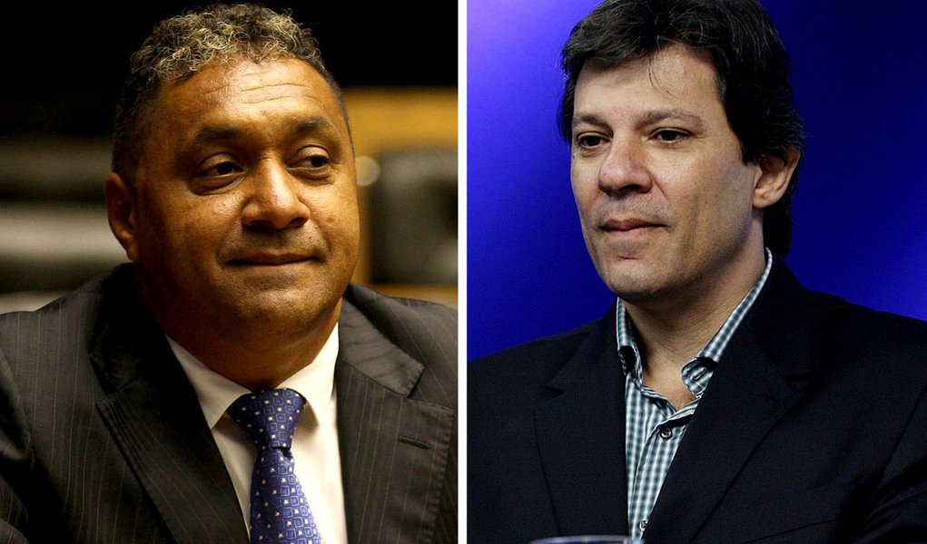Líder do PR quer Haddad como vice de Tiririca (Foto: BETO BARATA/AGÊNCIA ESTADO_MARCIO FERNANDES/AGÊNCIA ESTADO) Líder do PR quer Haddad como vice de Tiririca