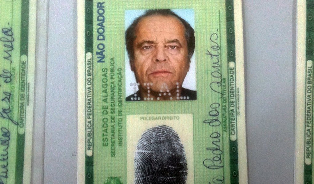 "Jack Nicholson" foi preso em Boa Viagem (Foto: Divulgação Polícia Civil) "Jack Nicholson" foi preso em Boa Viagem