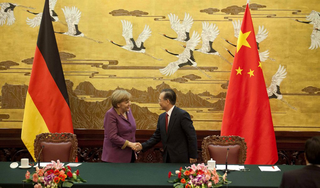 China e Alemanha intensificam cooperação bilateral (Foto: Adrian Bradshaw/REUTERS) China e Alemanha intensificam cooperação bilateral