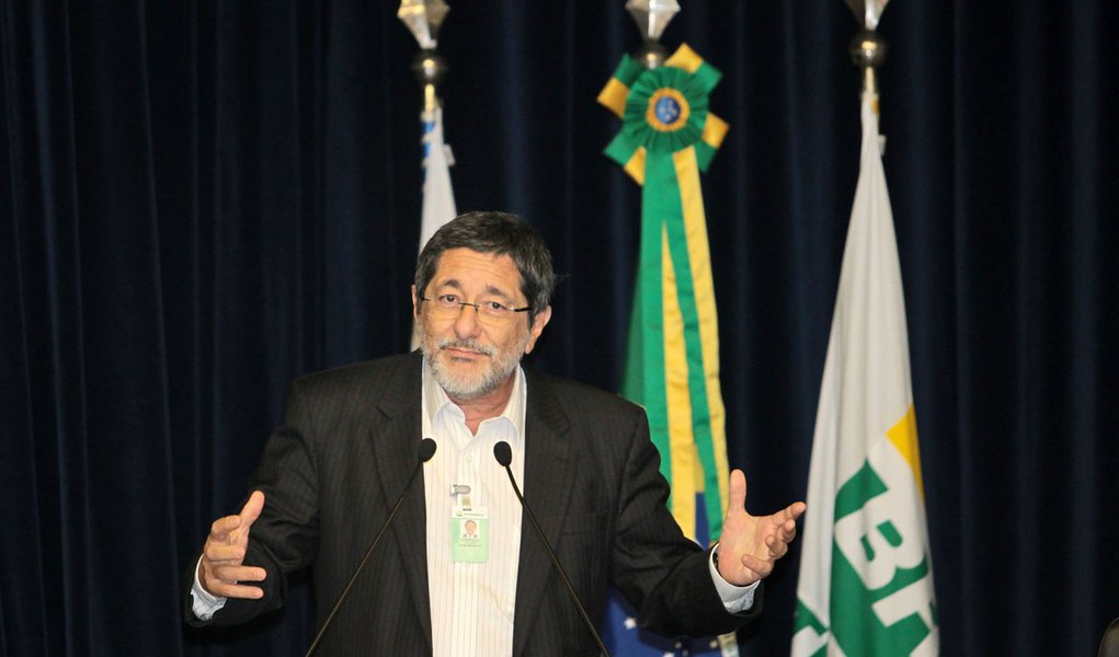 O último dia de Gabrielli na Petrobras (Foto: AGÊNCIA PETROBRAS) O último dia de Gabrielli na Petrobras