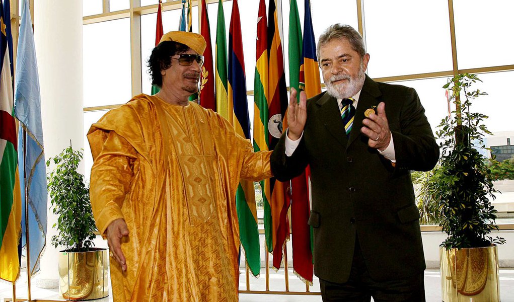 Contratos da era Lula-Kadafi podem não valer mais (Foto: Agência Brasil) Contratos da era Lula-Kadafi podem não valer mais