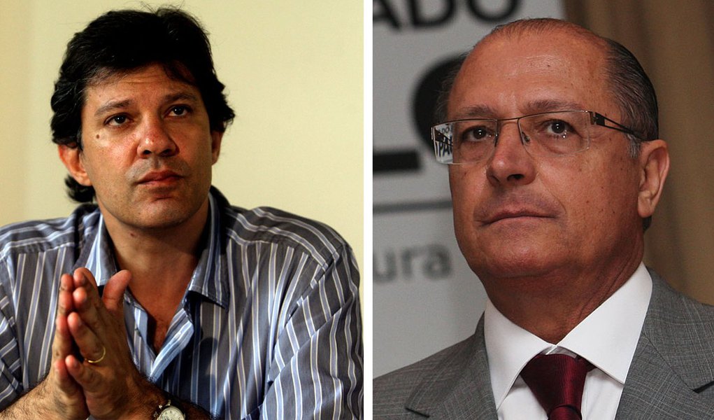 Em debate, Haddad elege Alckmin como alvo (Foto: Agência Estado) Em debate, Haddad elege Alckmin como alvo