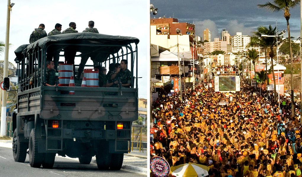 Greve termina na Bahia e PM atua no Carnaval (Foto: Marcello Casal Jr / Agência Brasil_Divulgação) Greve termina na Bahia e PM atua no Carnaval