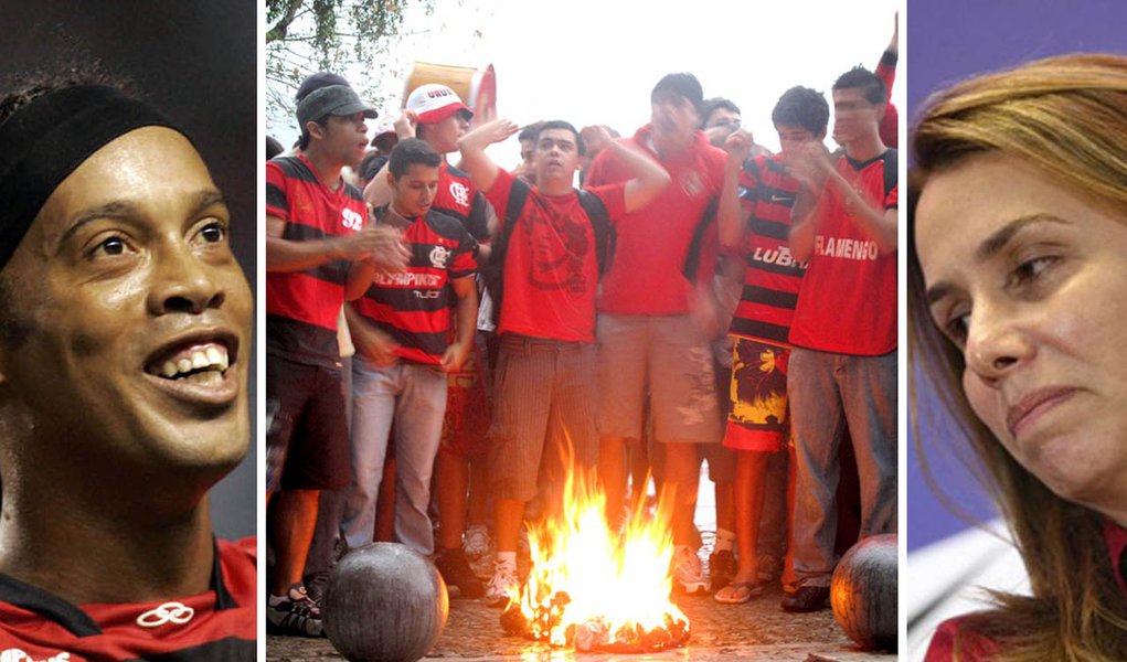 Ronaldinho Gaúcho rompe com o Flamengo e cobra R$ 40 milhões (Foto: Edição/247) Ronaldinho Gaúcho rompe com o Flamengo e cobra R$ 40 milhões