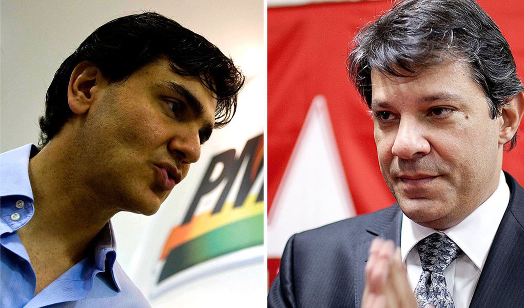 Chalita avança mais nas alianças do que Haddad (Foto: Edição/247) Chalita avança mais nas alianças do que Haddad