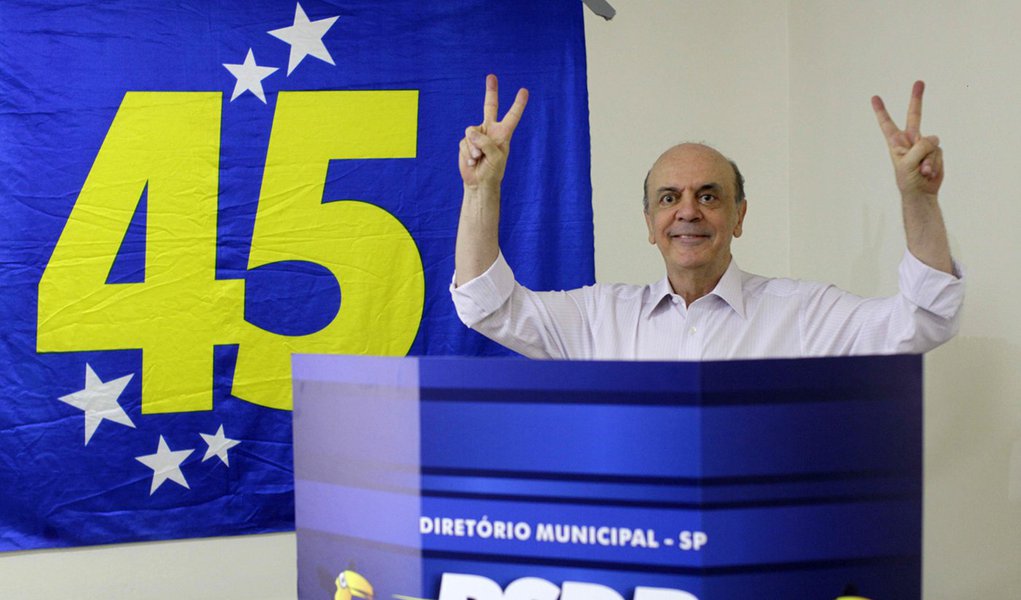 Serra diz que Dilma o copia no que faz de bom (Foto: Fotoarena/Folhapress) Serra diz que Dilma o copia no que faz de bom