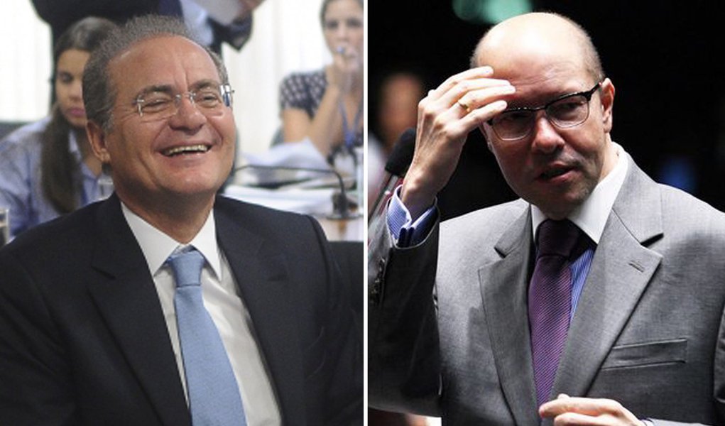 As gargalhadas de Renan na noite de Brasília As gargalhadas de Renan na noite de Brasília