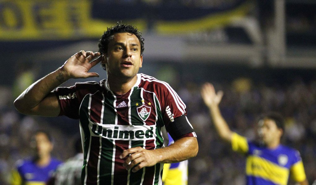 Flu passa no teste da Bombonera e bate Boca (Foto: Enrique Marcarian/REUTERS) Flu passa no teste da Bombonera e bate Boca