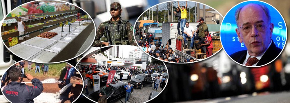 Os reflexos de destruição provocados pela política de reajustes de preços de Pedro Parente nos combustíveis, que motivou a greve a dos caminhoneiros, estão sendo estimados em pelo menos R$ 75 bilhões; só a Confederação Nacional de Dirigentes Lojistas (CNDL) estima que as áreas de comércio e serviços deixaram de faturar cerca de R$ 27 bilhões entre os dias 21 e 28; supermercados contabilizam R$ 2,7 bilhões em prejuízos, enquanto para os distribuidores de combustível, as perdas já atingem R$ 11,5 bilhões (Foto: Aquiles Lins) Os reflexos de destruição provocados pela política de reajustes de preços de Pedro Parente nos combustíveis, que motivou a greve a dos caminhoneiros, estão sendo estimados em pelo menos R$ 75 bilhões; só a Confederação Nacional de Dirigentes Lojistas (CNDL) estima que as áreas de comércio e serviços deixaram de faturar cerca de R$ 27 bilhões entre os dias 21 e 28; supermercados contabilizam R$ 2,7 bilhões em prejuízos, enquanto para os distribuidores de combustível, as perdas já atingem R$ 11,5 bilhões