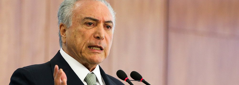 No poder graças a um golpe e rejeitado por quase 100% dos brasileiros, Michel Temer, sem fazer referência direta à greve dos caminhoneiros, disse que "quando tentam parar o Brasil" o governo exerce "autoridade para preservar a ordem" (Foto: Leonardo Lucena) No poder graças a um golpe e rejeitado por quase 100% dos brasileiros, Michel Temer, sem fazer referência direta à greve dos caminhoneiros, disse que "quando tentam parar o Brasil" o governo exerce "autoridade para preservar a ordem"