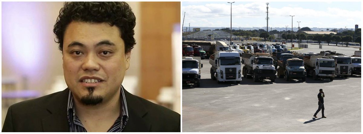 "Muitos acham que o acordo beneficia mais as empresas de transporte de cargas e não os autônomos. E demandam a redução 'de verdade' no preço do diesel, seja pela Petrobras, pela via queda da incidência do PIS/Cofins pelo governo federal ou por qualquer outro caminho", diz o jornalista Leonardo Sakamoto (Foto: Leonardo Lucena) "Muitos acham que o acordo beneficia mais as empresas de transporte de cargas e não os autônomos. E demandam a redução 'de verdade' no preço do diesel, seja pela Petrobras, pela via queda da incidência do PIS/Cofins pelo governo federal ou por qualquer outro caminho", diz o jornalista Leonardo Sakamoto