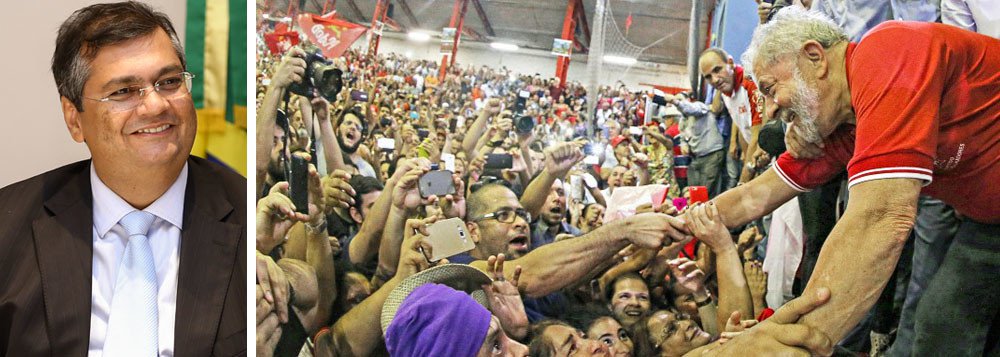 O governador do Maranhão, Flávio Dino (PCdoB-MA), avalia que a pesquisa Dafafolha não deixa dúvidas quanto à liderança de Lula, com 30% e vencendo todos os adversários, no processo eleitoral deste ano; "A pesquisa mostra que o bloco nacional e popular, liderado por Lula, tem tudo para levar um candidato ao 2º turno e vencer. Ou ele próprio, ou quem ele indicar. Fundamental é a união, como a Frente Ampla do Uruguai ensina", salienta o governador (Foto: Lais Gouveia) O governador do Maranhão, Flávio Dino (PCdoB-MA), avalia que a pesquisa Dafafolha não deixa dúvidas quanto à liderança de Lula, com 30% e vencendo todos os adversários, no processo eleitoral deste ano; "A pesquisa mostra que o bloco nacional e popular, liderado por Lula, tem tudo para levar um candidato ao 2º turno e vencer. Ou ele próprio, ou quem ele indicar. Fundamental é a união, como a Frente Ampla do Uruguai ensina", salienta o governador