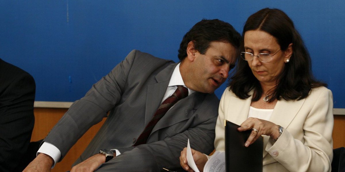 Aécio e Andrea Neves (Foto: Aquiles Lins) Aécio e Andrea Neves