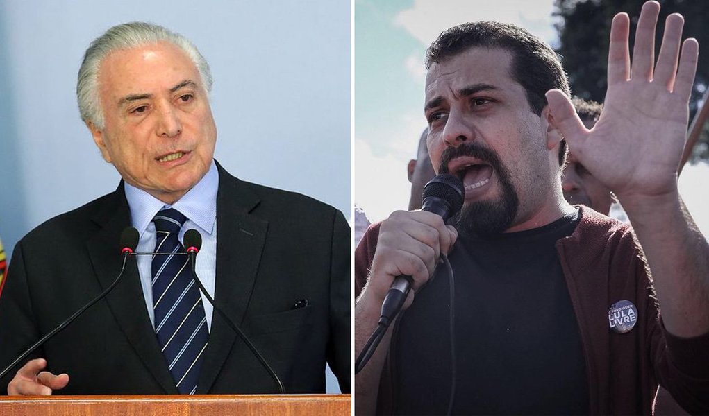 Michel Temer e Guilherme Boulos (Foto: Aquiles Lins) Michel Temer e Guilherme Boulos
