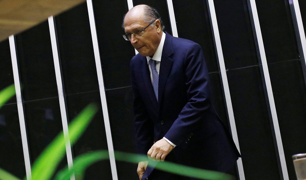 Pré-candidato do PSDB à Presidência, Geraldo Alckmin, no Congresso Nacional 25/04/2018 REUTERS/Adriano Machado (Foto: Paulo Emílio) Pré-candidato do PSDB à Presidência, Geraldo Alckmin, no Congresso Nacional 25/04/2018 REUTERS/Adriano Machado