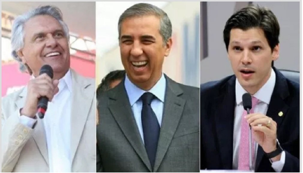 Pesquisa ExataOP, contratada pelo jornal Tribunal do Planalto, foi divulgada neste sábado e mostra o senador Ronaldo Caiado (DEM) na liderança para o governo do Estado. Ele tem 35,5% das intenções de voto; em segundo aparece o governador José Eliton (PSDB), com 14,1%, e o deputado federal Daniel Vilela (MDB) ficou na terceira colocação, com 7,7%; os indecisos são 17,3% e nulos representam 25,4% (Foto: José Barbacena) Pesquisa ExataOP, contratada pelo jornal Tribunal do Planalto, foi divulgada neste sábado e mostra o senador Ronaldo Caiado (DEM) na liderança para o governo do Estado. Ele tem 35,5% das intenções de voto; em segundo aparece o governador José Eliton (PSDB), com 14,1%, e o deputado federal Daniel Vilela (MDB) ficou na terceira colocação, com 7,7%; os indecisos são 17,3% e nulos representam 25,4%