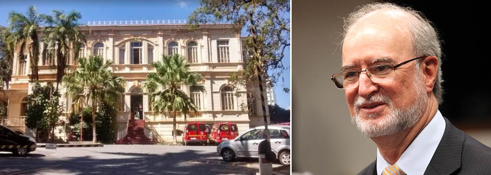 Preso a um quilômetro de casa, o tucano Eduardo Azeredo está na antiga sede do Colégio Anglo-Mineiro, tomado pelo Patrimônio Cultural de Belo Horizonte (Foto: Leonardo Attuch) Preso a um quilômetro de casa, o tucano Eduardo Azeredo está na antiga sede do Colégio Anglo-Mineiro, tomado pelo Patrimônio Cultural de Belo Horizonte