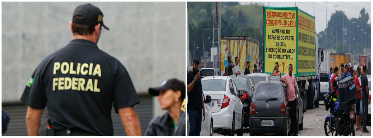 A Polícia Federal deve começar a prender líderes da greve que resistem ao fim da greve dos caminhoneiros; o acordo com o governo não foi o suficiente para que a categoria retomasse suas atividades; caos pode aumentar (Foto: Leonardo Lucena) A Polícia Federal deve começar a prender líderes da greve que resistem ao fim da greve dos caminhoneiros; o acordo com o governo não foi o suficiente para que a categoria retomasse suas atividades; caos pode aumentar