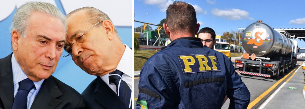 Governo Temer agora esconde informações sobre a greve; PRF não está mais atualizando os dados sobre bloqueios e interdições em rodovias por conta da greve dos caminhoneiros; site da PRF foi retirado do ar e as informações sobre a crise só poderão ser liberadas pelo ministro da Casa Civil, Eliseu Padilha; nesta segunda-feira (28), o país registrava bloqueios em 22 estados, além do Distrito Federal (Foto: Paulo Emílio) Governo Temer agora esconde informações sobre a greve; PRF não está mais atualizando os dados sobre bloqueios e interdições em rodovias por conta da greve dos caminhoneiros; site da PRF foi retirado do ar e as informações sobre a crise só poderão ser liberadas pelo ministro da Casa Civil, Eliseu Padilha; nesta segunda-feira (28), o país registrava bloqueios em 22 estados, além do Distrito Federal