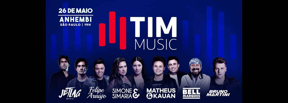 O festival TIM Music, que aconteceria na Arena Anhembi, neste sábado (26), em São Paulo, teve de ser cancelado por causa da paralisação dos caminhoneiros; é que ônibus e caminhões de artistas ficaram parados nas estradas; os ingressos serão reembolsados integralmente; a edição do TIM Music no Rio de Janeiro, marcada para o dia 1º de junho, segue confirmada, por enquanto (Foto: Voney Malta) O festival TIM Music, que aconteceria na Arena Anhembi, neste sábado (26), em São Paulo, teve de ser cancelado por causa da paralisação dos caminhoneiros; é que ônibus e caminhões de artistas ficaram parados nas estradas; os ingressos serão reembolsados integralmente; a edição do TIM Music no Rio de Janeiro, marcada para o dia 1º de junho, segue confirmada, por enquanto