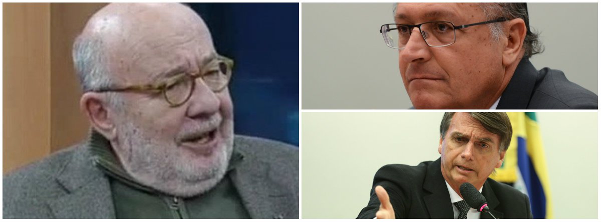 De acordo com o jornalista Ricardo kostcho, "ainda em busca do tom certo para decolar na campanha, o ex-governador prometeu há poucos dias que, se eleito, vai facilitar a posse de armas por fazendeiros, na mesma linha do discurso de Jair Bolsonaro"; "Atirando para todo lado, Geraldo Alckmin parece incorporar um novo personagem na versão 2018" (Foto: Leonardo Lucena) De acordo com o jornalista Ricardo kostcho, "ainda em busca do tom certo para decolar na campanha, o ex-governador prometeu há poucos dias que, se eleito, vai facilitar a posse de armas por fazendeiros, na mesma linha do discurso de Jair Bolsonaro"; "Atirando para todo lado, Geraldo Alckmin parece incorporar um novo personagem na versão 2018"