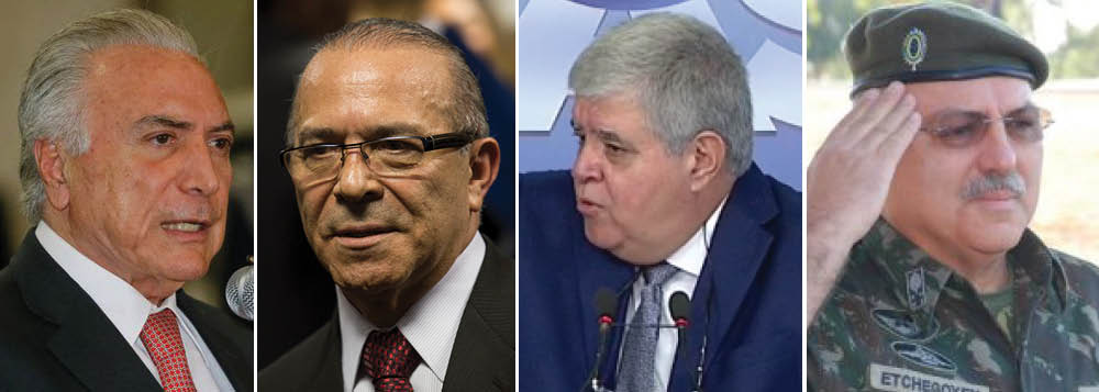 Em reunião no Palácio do Planalto até o final da manhã deste sábado, o governo constatou o fracasso de sua tentativa de acabar com a greve dos caminhoneiros; foram discutidas várias medidas para intimidar grevistas; o ministro Carlos Marun informou que o governo começará a aplicar multas no valor de R$ 100 mil por hora parada para quem não cumprir a ordem de desbloqueio das rodovias e que os líderes da greve começarão a ser presos (Foto: Mauro Lopes) www.brasil247.com - Em reunião no Palácio do Planalto até o final da manhã deste sábado, o governo constatou o fracasso de sua tentativa de acabar com a greve dos caminhoneiros; foram discutidas várias medidas para intimidar grevistas; o ministro Carlos Marun informou que o governo começará a aplicar multas no valor de R$ 100 mil por hora parada para quem não cumprir a ordem de desbloqueio das rodovias e que os líderes da greve começarão a ser presos
