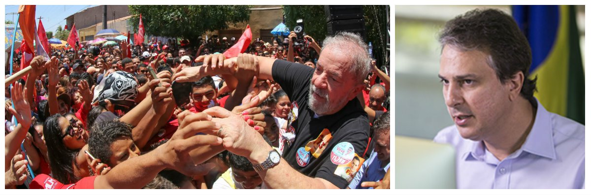 O governador do Ceará, Camilo Santana, deverá ser o único governador petista a não estar presente ao lançamento simbólico da pré-candidatura de Lula, nesta sexta-feira, em Contagem (MG). A agenda oficial do governador para hoje (8), prevê atividades em Crateús, Fortaleza e Russas. A ausência da Camilo alimenta as especulações sobre o apoio do governador à Ciro Gomes (PDT). O governador tem reafirmado seu apoio à Lula, mas ressalva que no caso de Lula não poder ser candidato, defenderá o apoio ao pré-candidato do PDT (Foto: Fatima 247) O governador do Ceará, Camilo Santana, deverá ser o único governador petista a não estar presente ao lançamento simbólico da pré-candidatura de Lula, nesta sexta-feira, em Contagem (MG). A agenda oficial do governador para hoje (8), prevê atividades em Crateús, Fortaleza e Russas. A ausência da Camilo alimenta as especulações sobre o apoio do governador à Ciro Gomes (PDT). O governador tem reafirmado seu apoio à Lula, mas ressalva que no caso de Lula não poder ser candidato, defenderá o apoio ao pré-candidato do PDT