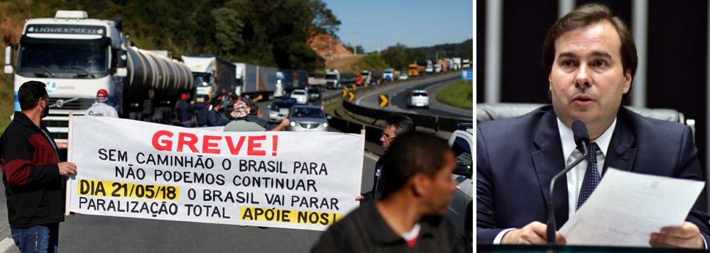 O presidente da Câmara e pré-candidato, Rodrigo Maia (DEM-RJ), anunciou que o governo vai zerar o Contribuição de Intervenção no Domínio Econômico (Cide), imposto que incide sobre a gasolina e diesel, em um acordo com o Congresso; a medida tenta conter o aumento no preço dos combustíveis, motivo de greve dos caminhoneiros, que paralisam estradas de 22 Estados, afetando aeroportos e indústrias (Foto: Gisele Federicce) O presidente da Câmara e pré-candidato, Rodrigo Maia (DEM-RJ), anunciou que o governo vai zerar o Contribuição de Intervenção no Domínio Econômico (Cide), imposto que incide sobre a gasolina e diesel, em um acordo com o Congresso; a medida tenta conter o aumento no preço dos combustíveis, motivo de greve dos caminhoneiros, que paralisam estradas de 22 Estados, afetando aeroportos e indústrias