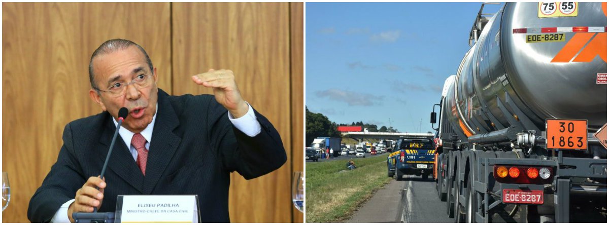 Depois de quatro dias, o governo Michel Temer anunciou ter fechado um acordo com os caminhoneiros, que protestam contra o alto preço do diesel em todo o País e agora devem suspender a paralisação por 15 dias; o acordo prevê zerar a CIDE sobre o preço do combustível, manter por 30 dias a redução de 10% no preço do diesel na refinaria e esperar pelo menos um mês para cada novo aumento e encerrar processos contra sindicatos (Foto: Gisele Federicce) Depois de quatro dias, o governo Michel Temer anunciou ter fechado um acordo com os caminhoneiros, que protestam contra o alto preço do diesel em todo o País e agora devem suspender a paralisação por 15 dias; o acordo prevê zerar a CIDE sobre o preço do combustível, manter por 30 dias a redução de 10% no preço do diesel na refinaria e esperar pelo menos um mês para cada novo aumento e encerrar processos contra sindicatos