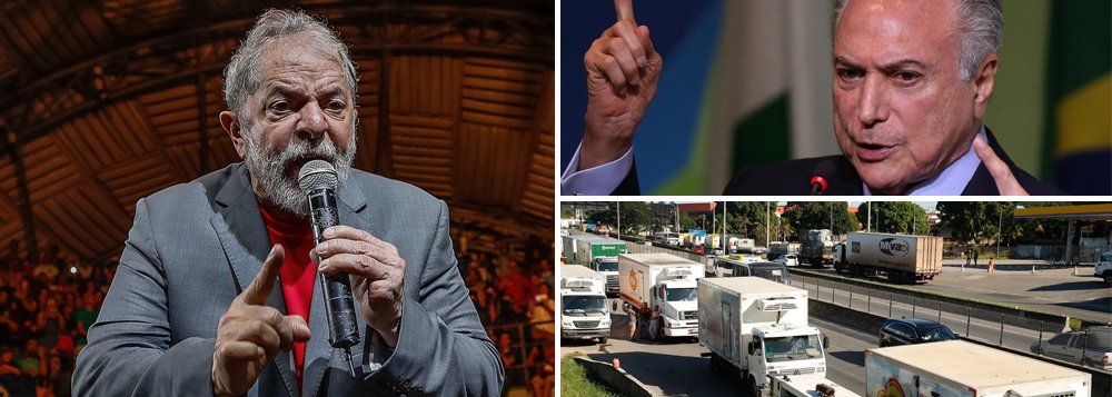 O ex-presidente Lula, que está preso em Curitiba, criticou a maneira que o governo Michel Temer vem conduzindo a greve dos caminhoneiros contra o aumento no preço dos combustíveis e que paralisou o país ao longo da semana; segundo o líder da oposição na Câmara, José Guimarães (PT-CE), que visitou Lula na prisão, "ele disse: a que ponto chegamos, o preço da gasolina, uma greve deste porte, cadê o governo, o governo não faz nada?" (Foto: Paulo Emílio) O ex-presidente Lula, que está preso em Curitiba, criticou a maneira que o governo Michel Temer vem conduzindo a greve dos caminhoneiros contra o aumento no preço dos combustíveis e que paralisou o país ao longo da semana; segundo o líder da oposição na Câmara, José Guimarães (PT-CE), que visitou Lula na prisão, "ele disse: a que ponto chegamos, o preço da gasolina, uma greve deste porte, cadê o governo, o governo não faz nada?"