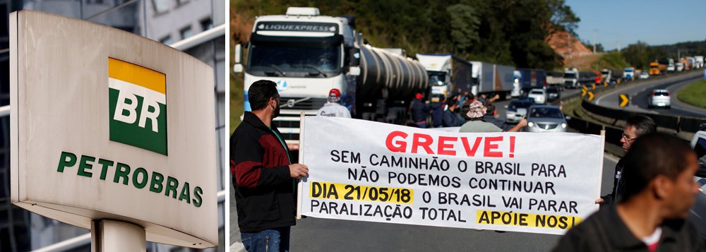 A Petrobras reduzirá os preços de diesel e gasolina nas refinarias a partir de quarta-feira (23) em meio a discussões dentro do governo sobre a alta dos preços dos combustíveis e protestos de caminhoneiros; anúncio ocorre após caminhoneiros realizarem na segunda-feira protestos em 19 Estados contra a alta dos combustíveis; nesta terça-feira, caminhoneiros voltar a bloquear rodovias e o porto de Santos em manifestação contra a política de aumentos quase diários no preço dos combustíveis (Foto: Paulo Emílio) A Petrobras reduzirá os preços de diesel e gasolina nas refinarias a partir de quarta-feira (23) em meio a discussões dentro do governo sobre a alta dos preços dos combustíveis e protestos de caminhoneiros; anúncio ocorre após caminhoneiros realizarem na segunda-feira protestos em 19 Estados contra a alta dos combustíveis; nesta terça-feira, caminhoneiros voltar a bloquear rodovias e o porto de Santos em manifestação contra a política de aumentos quase diários no preço dos combustíveis