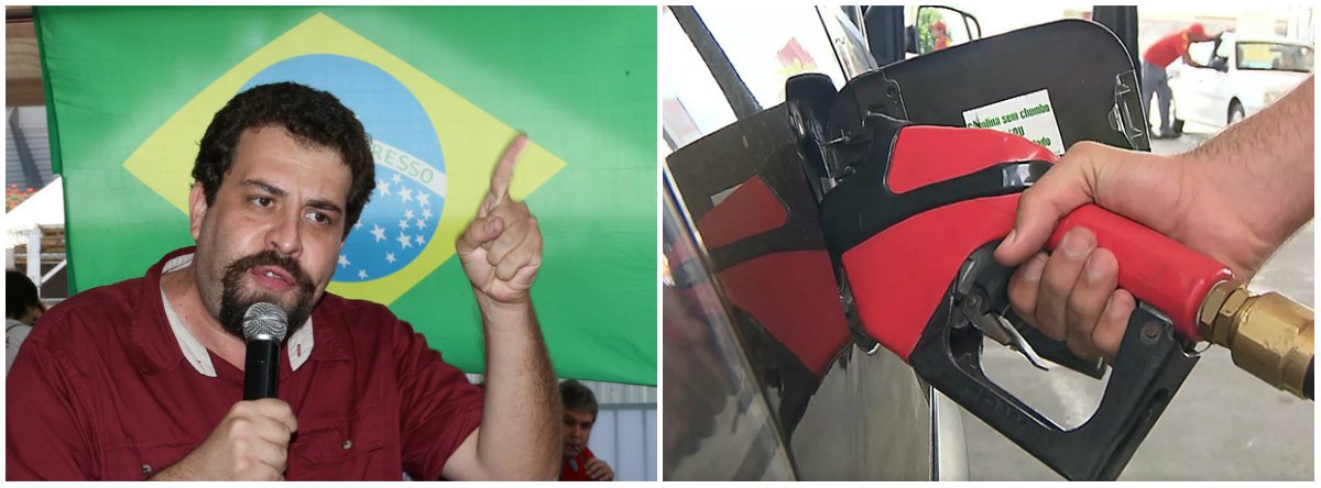 Com os caminhoneiros em greve cobrando redução nos preços do óleo diesel, o presidenciável Guilherme Boulos (Psol) afirmou que é "preciso rever a política de tributação, focando na renda e patrimônio. E sobretudo enfrentar a agiotagem das distribuidoras e postos. O governo não pode só ficar assistindo"; "O movimento grevista é legítimo. Os reajustes devem ser anulados já" (Foto: Leonardo Lucena) Com os caminhoneiros em greve cobrando redução nos preços do óleo diesel, o presidenciável Guilherme Boulos (Psol) afirmou que é "preciso rever a política de tributação, focando na renda e patrimônio. E sobretudo enfrentar a agiotagem das distribuidoras e postos. O governo não pode só ficar assistindo"; "O movimento grevista é legítimo. Os reajustes devem ser anulados já"