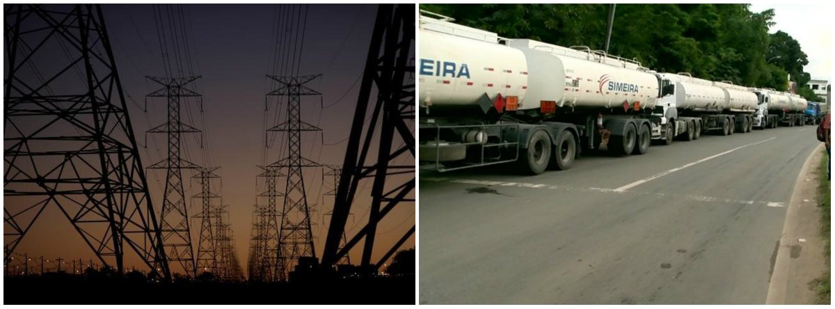 Sete municípios de Rondônia estão sem energia elétrica desde a manhã desta sexta-feira (25); em três deles - Campo Novo, Vale do Anari e Costa Marques - não há mais óleo diesel para fornecimento de energia elétrica por falta de transporte em consequência da greve dos caminhoneiros; nessas cidades, dez mil residências são afetadas e não há mais combustível para o racionamento e em consequência não há energia elétrica nem de dia e nem a noite (Foto: Leonardo Lucena) Sete municípios de Rondônia estão sem energia elétrica desde a manhã desta sexta-feira (25); em três deles - Campo Novo, Vale do Anari e Costa Marques - não há mais óleo diesel para fornecimento de energia elétrica por falta de transporte em consequência da greve dos caminhoneiros; nessas cidades, dez mil residências são afetadas e não há mais combustível para o racionamento e em consequência não há energia elétrica nem de dia e nem a noite