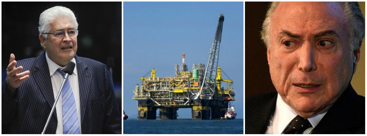 Senador Roberto Requião (MDB-PR) criticou o aumento da gasolina e a entrega da exploração do pré-sal para estrangeiros; "Quando o brasil descobriu o pré-sal e desenvolve a tecnologia de exploração deveria entrar para o clube dos maiores produtores de petróleo do mundo. O pré-sal tem custo de extração mínimo. Teríamos a gasolina e o diesel mais baratos do mundo", disse; Requião afirmou que o governo Temer "está chegando ao fim este governo" e criticou a pré-candidatura do ex-ministro Henrique Meirelles; "A base do PMDB em todo o Brasil vai ter força para reverter este processo e lançar um candidato com programa nacionalista"; vídeo (Foto: Leonardo Lucena) Senador Roberto Requião (MDB-PR) criticou o aumento da gasolina e a entrega da exploração do pré-sal para estrangeiros; "Quando o brasil descobriu o pré-sal e desenvolve a tecnologia de exploração deveria entrar para o clube dos maiores produtores de petróleo do mundo. O pré-sal tem custo de extração mínimo. Teríamos a gasolina e o diesel mais baratos do mundo", disse; Requião afirmou que o governo Temer "está chegando ao fim este governo" e criticou a pré-candidatura do ex-ministro Henrique Meirelles; "A base do PMDB em todo o Brasil vai ter força para reverter este processo e lançar um candidato com programa nacionalista"; vídeo