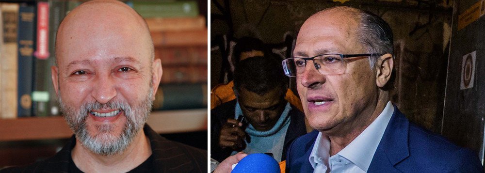 "Espremido em sabatina, o tucano Geraldo Alckmin exibiu uma retórica feita 50% de evasivas e 50% de mesmices. O resultado da soma das duas partes é um presidenciável 100% incapaz de responder às duas principais demandas do eleitorado em 2018: limpeza e esperança", escreve o jornalista Josias de Souza, do UOL, que sabatinou o tucano hoje junto com a Folha e o SBT (Foto: Gisele Federicce) "Espremido em sabatina, o tucano Geraldo Alckmin exibiu uma retórica feita 50% de evasivas e 50% de mesmices. O resultado da soma das duas partes é um presidenciável 100% incapaz de responder às duas principais demandas do eleitorado em 2018: limpeza e esperança", escreve o jornalista Josias de Souza, do UOL, que sabatinou o tucano hoje junto com a Folha e o SBT