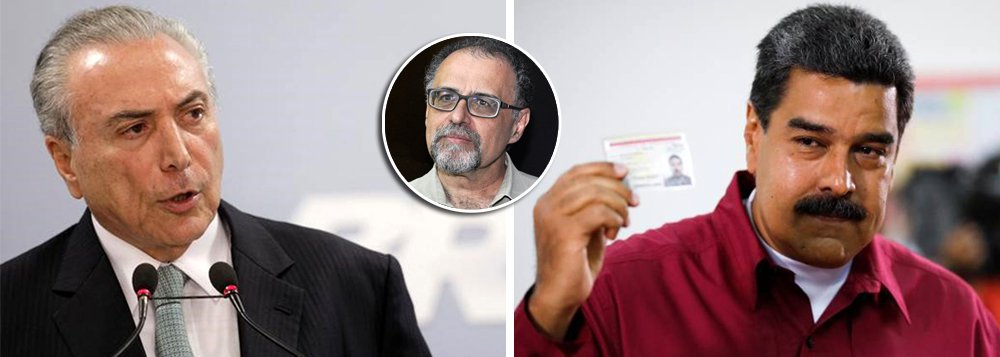 “Poucas pessoas têm noção da catástrofe das ações do governo Temer. Os EUA querem promover uma guerra na Venezuela, mas esse conflito não pode ser direto, eles precisam das tropas brasileiras e colombianas para encabeçar essa intervenção militar”, analisa o professor de Relações Internacionais da Universidade Federal do ABC Igor Fuser; assista sua entrevista à TV 247 (Foto: Lais Gouveia) “Poucas pessoas têm noção da catástrofe das ações do governo Temer. Os EUA querem promover uma guerra na Venezuela, mas esse conflito não pode ser direto, eles precisam das tropas brasileiras e colombianas para encabeçar essa intervenção militar”, analisa o professor de Relações Internacionais da Universidade Federal do ABC Igor Fuser; assista sua entrevista à TV 247