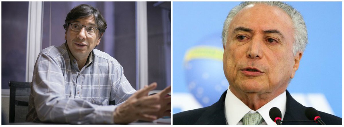 “Pelo neoliberalismo de Temer, o Brasil regride e passa a ser exemplo de país a não ser seguido no mundo”, afirmou o economista Márcio Pochmann; segundo última pesquisa Datafolha, apenas 3% dos brasileiros aprovam o atual governo (Foto: Leonardo Lucena) “Pelo neoliberalismo de Temer, o Brasil regride e passa a ser exemplo de país a não ser seguido no mundo”, afirmou o economista Márcio Pochmann; segundo última pesquisa Datafolha, apenas 3% dos brasileiros aprovam o atual governo