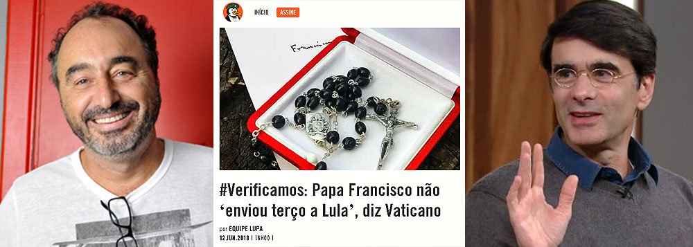 O jornalista e editor do Portal Fórum, Renato Rovai, aborda a nova prática de censura estabelecida pelas agências de checagem de notícias que puniu, de forma arbitrária, os sites progressistas Brasil 247, DCM e Portal Fórum, utilizando o argumento fictício de que estariam propagando matérias falsas; "Nosso trabalho é sério, quero debater com o João Moreira Salles, fundador da Agência Lupa, qual é o papel do jornalismo"; Confira a entrevista (Foto: Lais Gouveia) O jornalista e editor do Portal Fórum, Renato Rovai, aborda a nova prática de censura estabelecida pelas agências de checagem de notícias que puniu, de forma arbitrária, os sites progressistas Brasil 247, DCM e Portal Fórum, utilizando o argumento fictício de que estariam propagando matérias falsas; "Nosso trabalho é sério, quero debater com o João Moreira Salles, fundador da Agência Lupa, qual é o papel do jornalismo"; Confira a entrevista