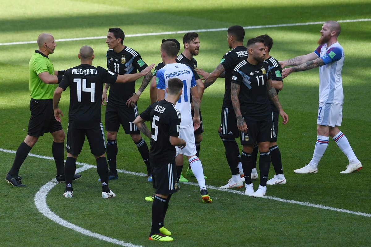 Copa do Mundo na Rússia. Argentina e Islândia empatam em 1 x 1 (Foto: Paulo Emílio) Copa do Mundo na Rússia. Argentina e Islândia empatam em 1 x 1