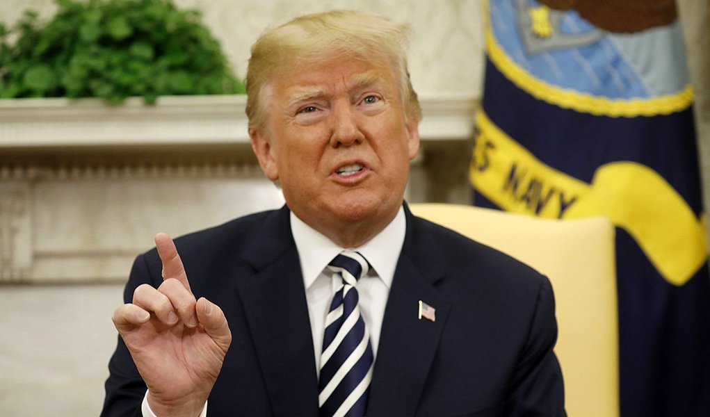 Presidente dos EUA, Donald Trump 24/04/2018 REUTERS/Kevin Lamarque (Foto: Paulo Emílio) Presidente dos EUA, Donald Trump 24/04/2018 REUTERS/Kevin Lamarque
