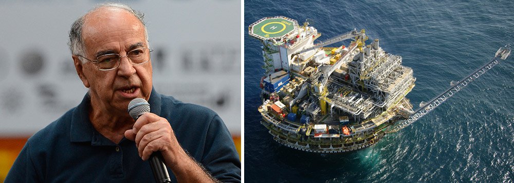 Considerado o principal responsável pela descoberta do pré-sal, o geólogo Guilherme Estrella destaca o desmonte que vem sendo praticado contra a Petrobras e observa que as rodadas de leilão do petróleo brasileiro pelo Governo Michel Temer desde 2016 são "a conclusão de um projeto de país inaugurado com os 2 governos FHC"; para ele, as petroleiras atuam "como corsários que representam seus países. A diferença entre corsário e pirata é essa: os piratas eram livres atiradores e os corsários representam seus países"; para ele, o resgate da soberania nacional passa por "eleições diretas livres com Lula candidato" (Foto: Paulo Emílio) Considerado o principal responsável pela descoberta do pré-sal, o geólogo Guilherme Estrella destaca o desmonte que vem sendo praticado contra a Petrobras e observa que as rodadas de leilão do petróleo brasileiro pelo Governo Michel Temer desde 2016 são "a conclusão de um projeto de país inaugurado com os 2 governos FHC"; para ele, as petroleiras atuam "como corsários que representam seus países. A diferença entre corsário e pirata é essa: os piratas eram livres atiradores e os corsários representam seus países"; para ele, o resgate da soberania nacional passa por "eleições diretas livres com Lula candidato"