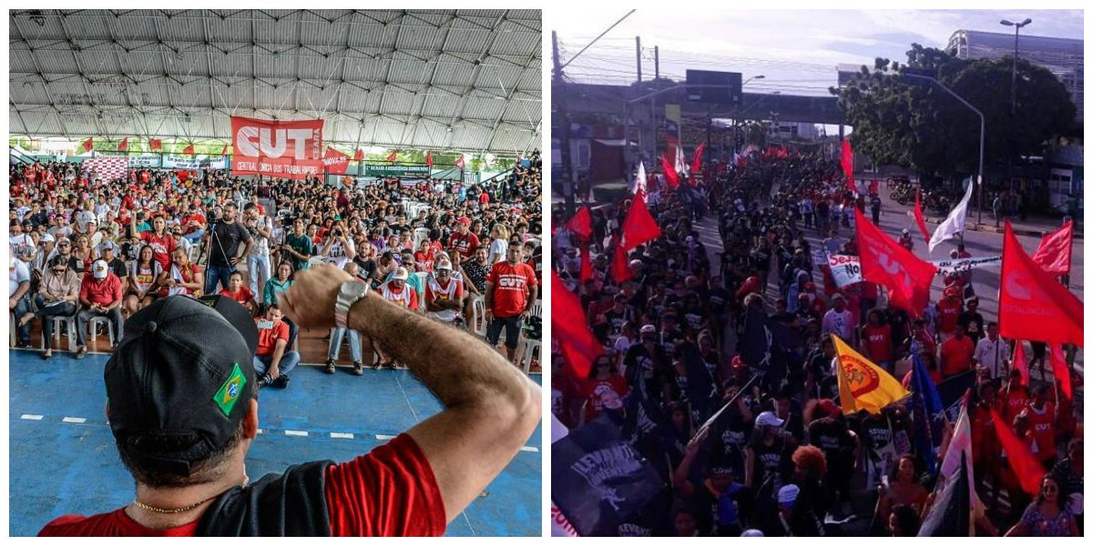 Os trabalhadores e trabalhadoras foram às ruas pela revogação das medidas conservadoras do Governo Temer, a defesa da Soberania Nacional, contra o fascismo e pela liberdade do ex-presidente Luiz Inácio Lula da Silva, em um dia inteiro de atividades que começou com o lançamento do Congresso Povo e finalizou com uma grande caminhada e show cultural (Foto: Fatima 247) Os trabalhadores e trabalhadoras foram às ruas pela revogação das medidas conservadoras do Governo Temer, a defesa da Soberania Nacional, contra o fascismo e pela liberdade do ex-presidente Luiz Inácio Lula da Silva, em um dia inteiro de atividades que começou com o lançamento do Congresso Povo e finalizou com uma grande caminhada e show cultural