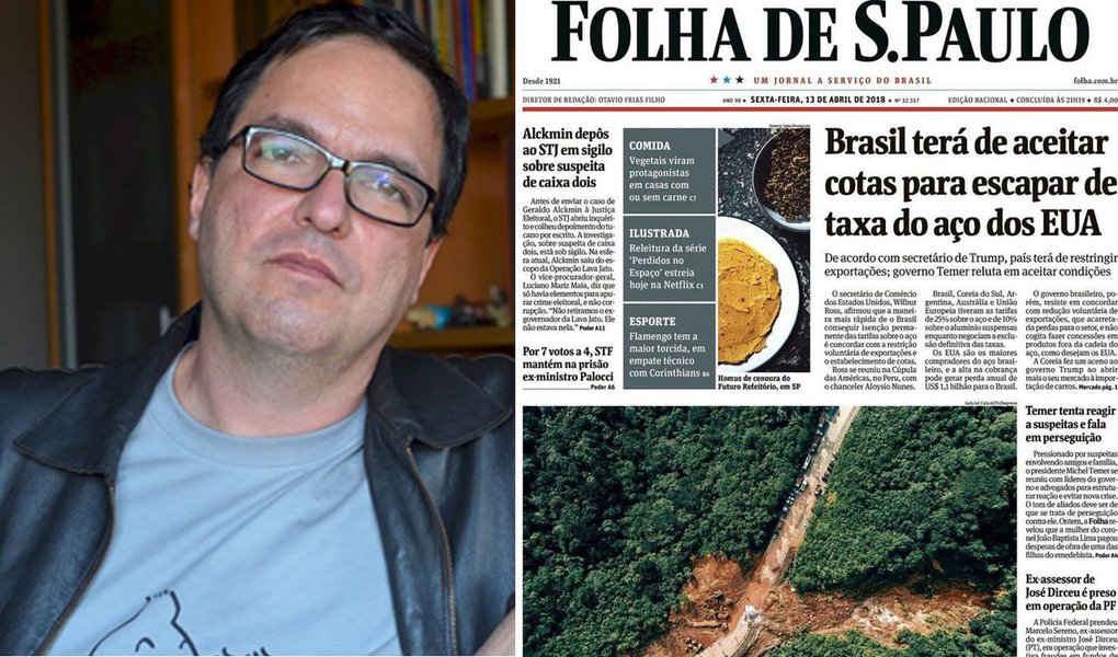 O cientista político e professor da UnB anunciou nesta sexta-feira, 13, que cancelou sua assinatura do jornal Folha de S. Paulo, iniciada há mais de 20 anos; "Fui levado a isso pela piora constante da qualidade de seu jornalismo, por sua aposta crescente numa manipulação cada vez mais desavergonhada da informação", disse Miguel (Foto: Aquiles Lins) O cientista político e professor da UnB anunciou nesta sexta-feira, 13, que cancelou sua assinatura do jornal Folha de S. Paulo, iniciada há mais de 20 anos; "Fui levado a isso pela piora constante da qualidade de seu jornalismo, por sua aposta crescente numa manipulação cada vez mais desavergonhada da informação", disse Miguel
