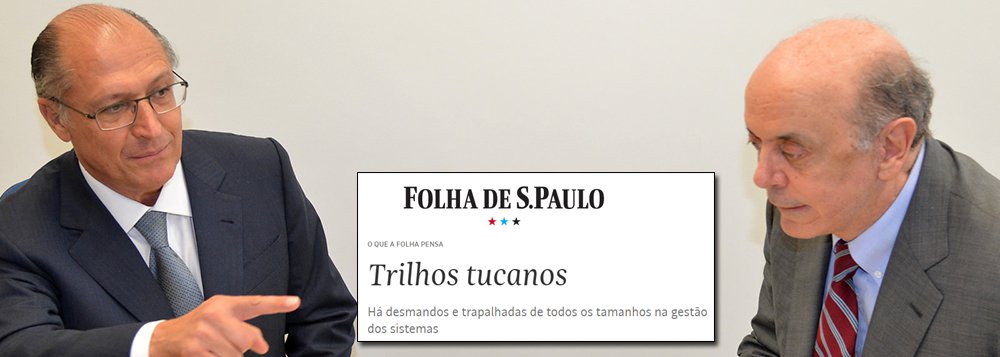 Em editorial publicado nesta sexta-feira (20), o jornal Folha de S. Paulo critica ética e gerenciamento de gestões tucanas; "Seja no aspecto da ética, seja no da eficiência gerencial, a gestão dos sistemas metroviário e ferroviário constitui um calcanhar de Aquiles dos governos do PSDB que se sucedem no estado de São Paulo desde os anos 1990" (Foto: Leonardo Lucena) Em editorial publicado nesta sexta-feira (20), o jornal Folha de S. Paulo critica ética e gerenciamento de gestões tucanas; "Seja no aspecto da ética, seja no da eficiência gerencial, a gestão dos sistemas metroviário e ferroviário constitui um calcanhar de Aquiles dos governos do PSDB que se sucedem no estado de São Paulo desde os anos 1990"