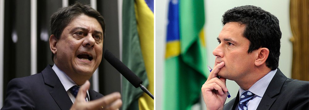 Deputado Wadih Damous (PT-RJ) denunciou a decisão de Sérgio Moro de se arvorar dono das provas obtidas pela Lava Jato e impedir que os órgãos de controle ‘incomodem’ criminosos delatores; parlamentar denunciou, também, outra decisão de Moro: a de se negar a julgar o processo que envolve o ex-governador do Paraná Beto Richa (PSDB): “Se Moro tirar a toga de justiceiro, por baixo vai aparecer a camiseta do PSDB” (Foto: Leonardo Lucena) Deputado Wadih Damous (PT-RJ) denunciou a decisão de Sérgio Moro de se arvorar dono das provas obtidas pela Lava Jato e impedir que os órgãos de controle ‘incomodem’ criminosos delatores; parlamentar denunciou, também, outra decisão de Moro: a de se negar a julgar o processo que envolve o ex-governador do Paraná Beto Richa (PSDB): “Se Moro tirar a toga de justiceiro, por baixo vai aparecer a camiseta do PSDB”