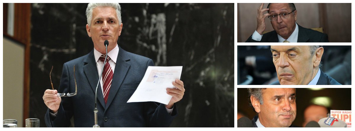 Utilizando matérias veiculadas pela mídia tradicional, o deputado estadual Rogério Correia (PT-MG) elencou uma série de publicações que, segundo ele, mostram que "o Judiciário parcial continua sendo o paraíso para quem é do PSDB e da direita no Brasil"; "Enquanto isso, o presidente mais popular da história e líder disparado em todas as pesquisas segue confinado em Curitiba, mesmo sem nenhuma prova contra...", diz no Facebook (Foto: Paulo Emílio) Utilizando matérias veiculadas pela mídia tradicional, o deputado estadual Rogério Correia (PT-MG) elencou uma série de publicações que, segundo ele, mostram que "o Judiciário parcial continua sendo o paraíso para quem é do PSDB e da direita no Brasil"; "Enquanto isso, o presidente mais popular da história e líder disparado em todas as pesquisas segue confinado em Curitiba, mesmo sem nenhuma prova contra...", diz no Facebook